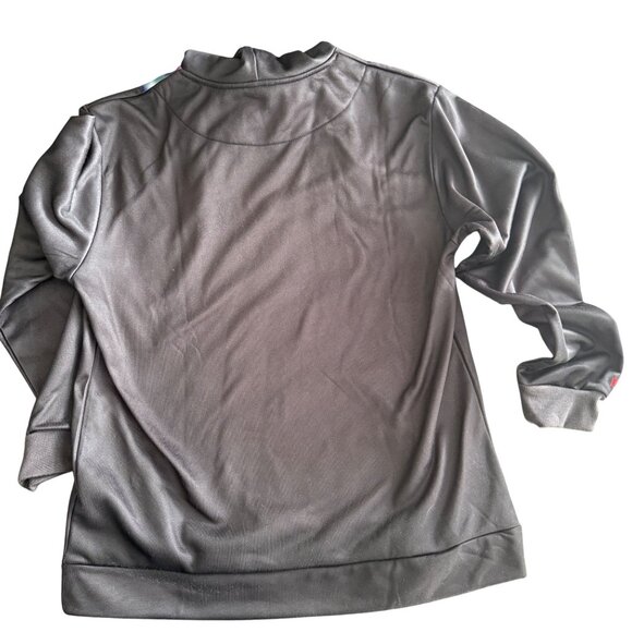 Netflix Tudum 2025 Hoodie XL Black With Neon Stripe Design - Picture 4 of 4